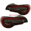 Picture of JDM VLAND Flat Bottom LED DRL Taillights (RED/CLEAR)- FRS/86/BRZ