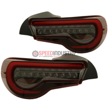 Picture of JDM VLAND Flat Bottom LED DRL Taillights (RED/CLEAR)- FRS/86/BRZ
