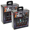 Picture of Project Kics R40 Iconix M12x1.5 Lug Nuts w/Locks - NeoChrome w/ Black Caps