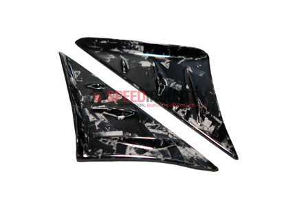 Picture of Rexpeed Anti-Buffeting Matte Forged Carbon Wind Deflectors-GR Supra 20+