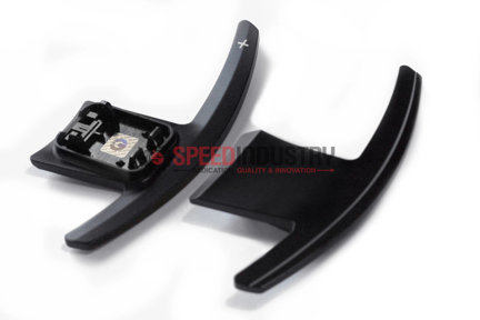 Picture of Blackline Black Billet Paddle Shifter Set - 2020+ Toyota Supra