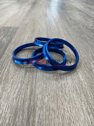 Picture of Muteki Blue Aluminum Hub Centric Rings 73/66.5 - A90 MKV Supra 2020+ (Pair)