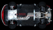 TB6090-TY06B Tomei Dual A90 SUPRA Titanium Cat Back