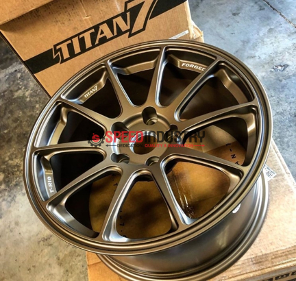 Picture of Titan 7 T-R10 18x10.7 - Techna Bronze - GR Supra 20+ FORGED (Square Fitment)