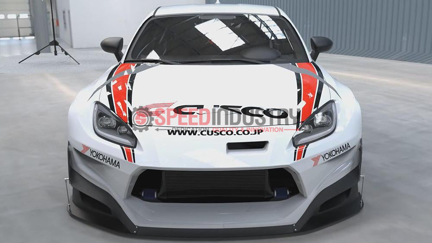 Picture of GReddy Pandem 2022+ Toyota GR86/BRZ Rocket Bunny Front Splitter