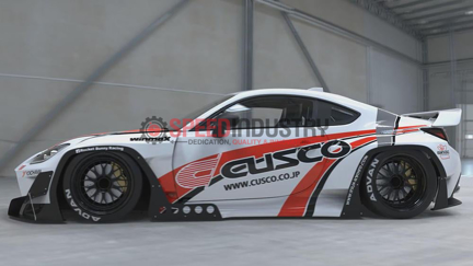 Picture of GReddy Pandem 2022+ Toyota GR86/BRZ Rocket Bunny Side Canards
