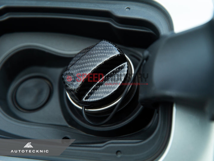 Picture of AUTOTECKNIC DRY CARBON COMPETITION FUEL CAP COVER - A90 SUPRA 2020-UP