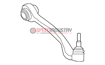 Picture of OEM Front Lower Control Arm 2020+ Supra A90/A91