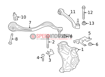 Picture of OEM Front Lower Control Arm 2020+ Supra A90/A91