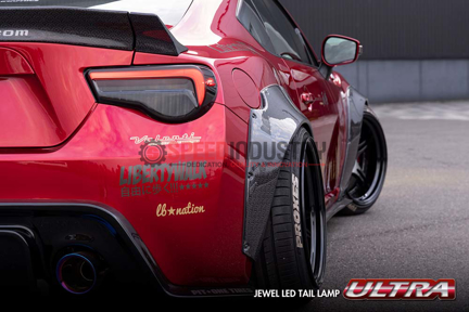 Picture of Valenti Jewel Ultra LED Tail Lamps - Red Lens/Black - 2013-2020 BRZ/FR-S/86