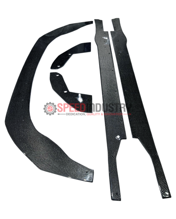 Picture of Rexpeed  GR86 / BRZ 2022+ V2 Carbon Fiber Splitter + Side Skirts + Rear Side Spats
