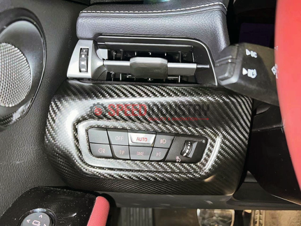 Picture of RexpeedDry Carbon Light Button Trims - Gloss / Matte Supra GR 2020+