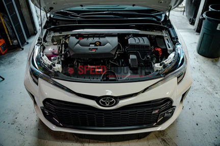 Picture of TOM'S Racing Upper Performance Rod Front Strut Brace - 2023+ GR Corolla, 2019+ Corolla Hatchback