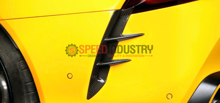 Picture of Rexpeed V2 Dry Carbon Rear Canards - 2020+ GR Supra