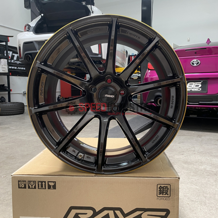 Picture of Gram Lights 57Transcend Unlimit Edition - 19in - Super Dark Gunmetal/Machining/E-Pro Coat - GR Supra 20+ (Front & Rear)
