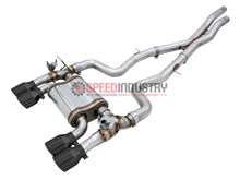 Picture of AWE SwitchPath™ Catback Exhaust (Black Tips) - 2015-2020 BMW F80 M3/F82 M4