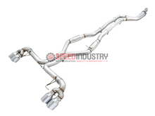 Picture of AWE Track Edition Exhaust (Chrome Silver Tips) - 2019+ BMW G20 M340i/G22 M440i