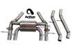 Picture of Active Autowerke Valved Axleback Exhaust (Stainless Brushed Tips) - 2021+ BMW G80 M3/G82 M4