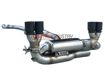 Picture of Active Autowerke Signature Exhaust with F-Brace (Matte Black Tips) - 2019-2021 BMW F87 M2 Competition