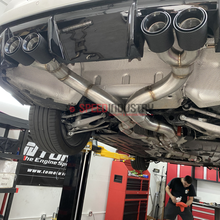 Picture of Active Autowerke Goliath Race Exhaust - 2021+ BMW G80 M3/G82 M4