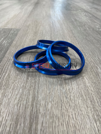 Picture of Muteki Blue Aluminum Hub Centric Rings 73/60 - GR Corolla 2023+